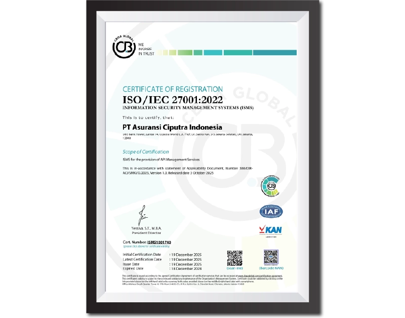 Sertifikasi ISO 27001:2022 Information Security Management Systems (ISMS)